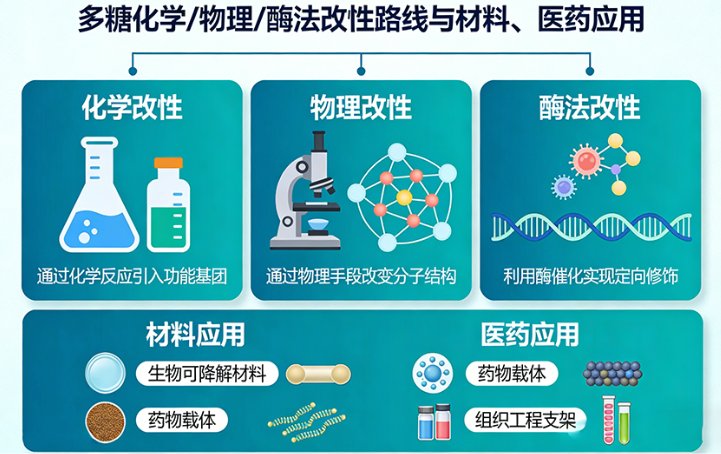 几十种多糖改性定制服务（修饰・偶联・功能化）