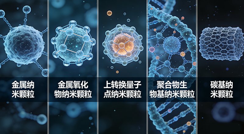 纳米颗粒定制:金、银、Fe₃O₄、SiO₂、PLGA、脂质体、碳点、上转换纳米颗粒等