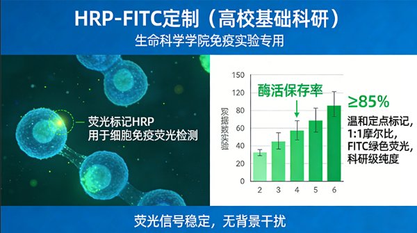 荧光标记辣根过氧化物酶（HRP-Fluorescent）定制服务丨Sur-Release公司