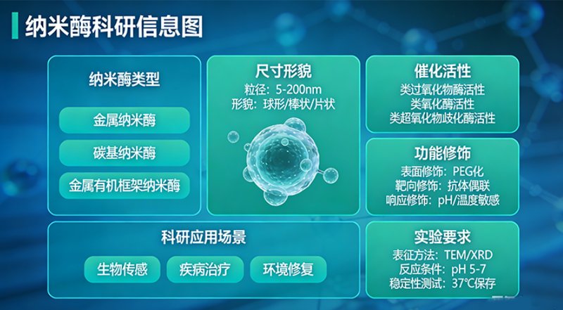多类型纳米酶定制开发服务丨支持科研实验应用