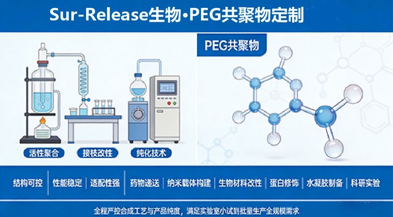 基于PEG体系的共聚物定制|支持多参数调控