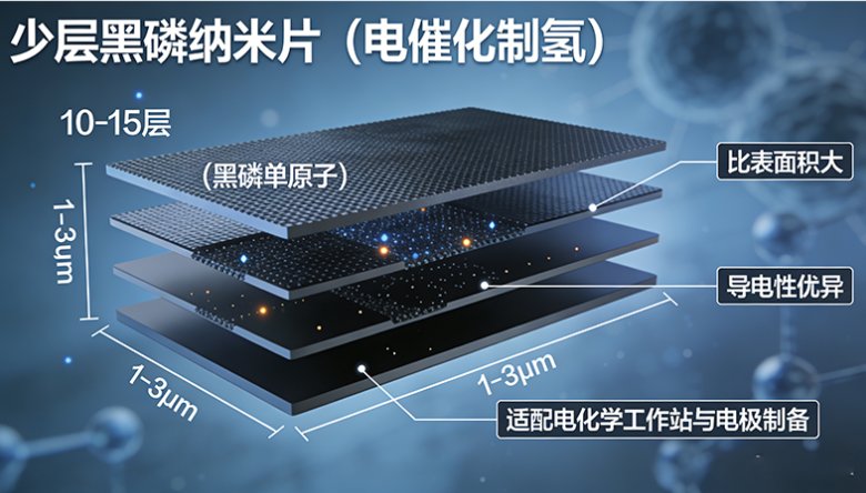 黑磷纳米材料定制策略丨不同尺寸