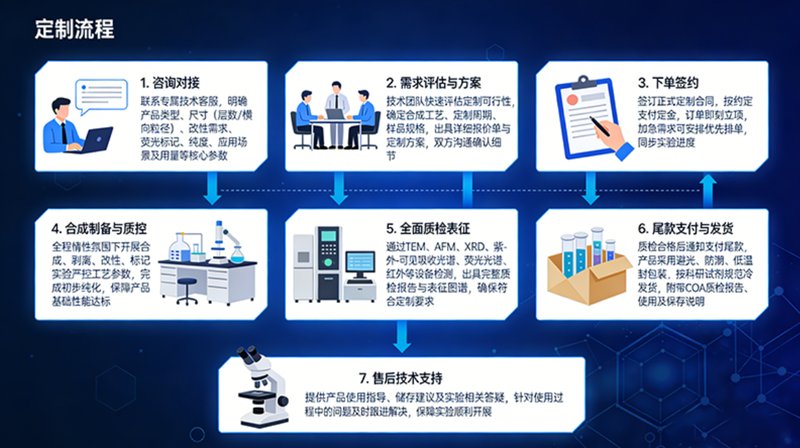 黑磷纳米材料定制策略丨不同尺寸