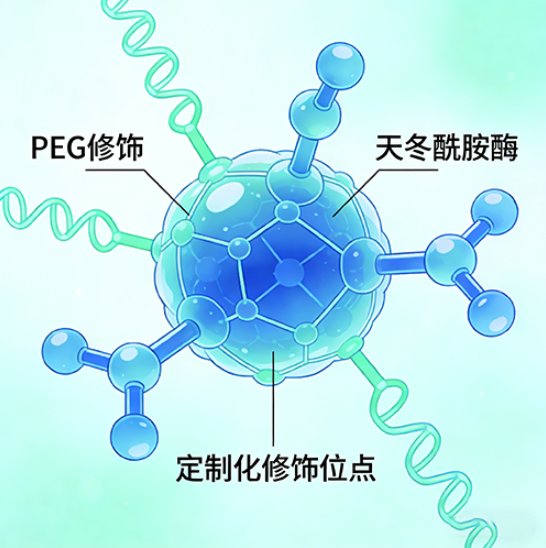 PEG修饰酶是什么?PEG化酶定制服务及应用详解