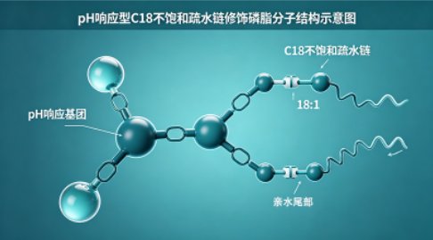 基于疏水链修饰的磷脂分子定向设计与定制合成