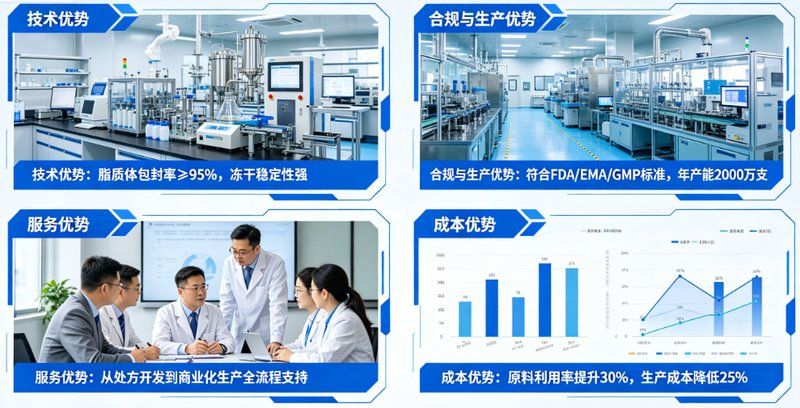 脂质体冻干粉制剂开发难?Sur-Release生物技术服务 CDMO 全流程解决方案