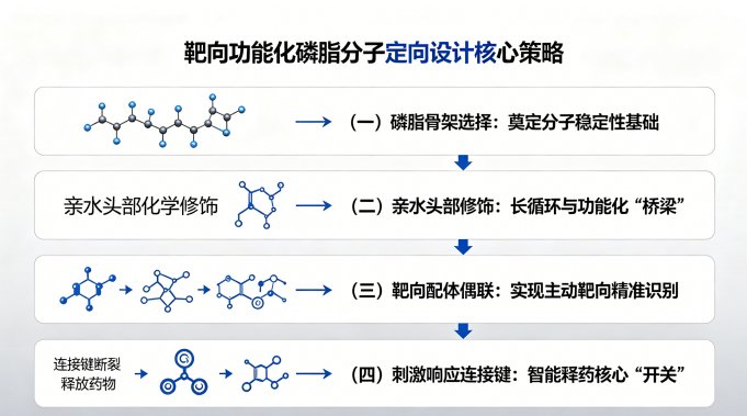 靶向磷脂材料的结构设计与功能化定制合成