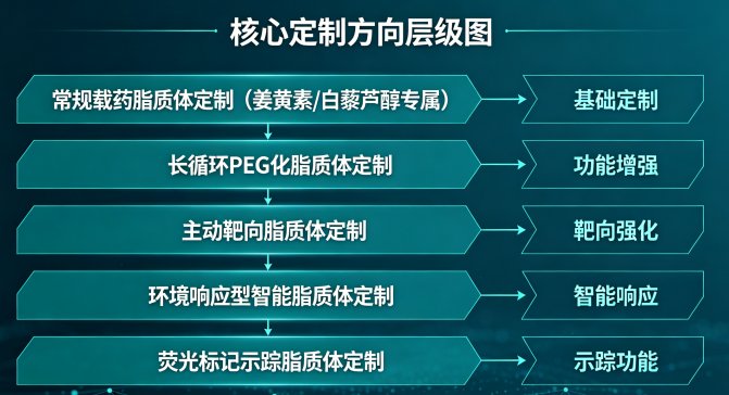 姜黄素/白藜芦醇脂质体载药包封与定制开发服务