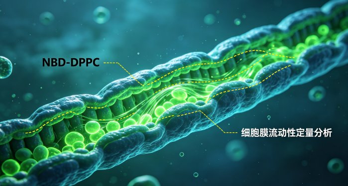可见光荧光染料偶联DPPC磷脂定制(细胞标记专用)