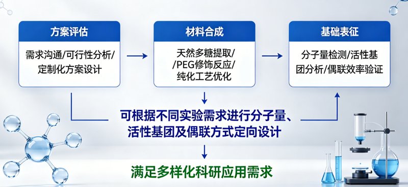 ​天然多糖的PEG修饰定制服务——从你的实验需求出发，到Sur-Release生物技术服务