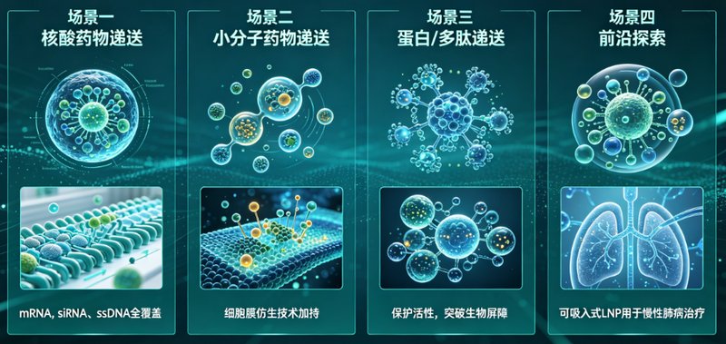 LNP全能递送载体：Sur-Release生物技术服务、药物与蛋白定制化服务