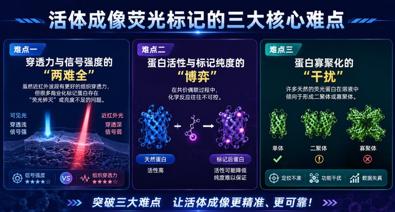 IR近红外荧光标记蛋白定制：穿透深层组织，让活体成像不再有盲区