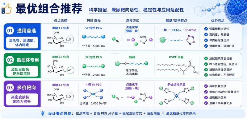 PEG-单糖定制:修饰位点与连接臂怎么选?|Sur-Release生物技术服务