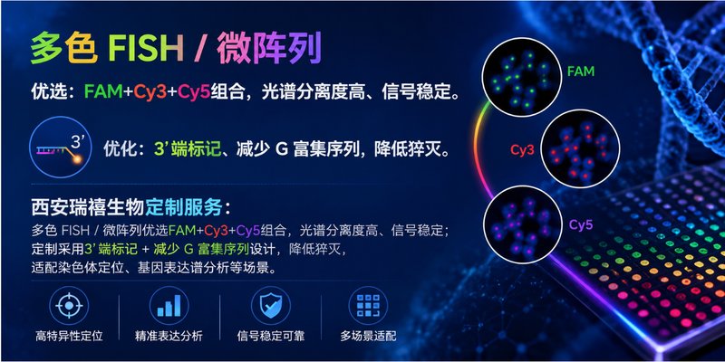 荧光素、Cy系列荧光标记核苷酸可控定制：标记性能如何优化？