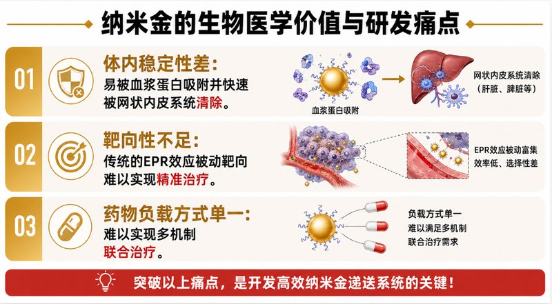 纳米金药物负载与递送体系定制——从构建到研发一站式服务｜Sur-Release生物技术服务