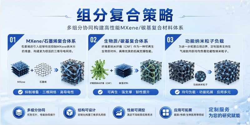 MXene/碳基复合水凝胶定制服务 | Sur-Release生物技术服务