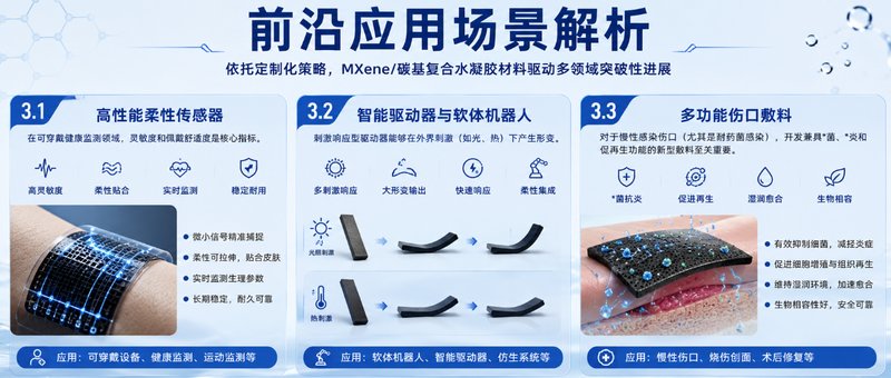 MXene/碳基复合水凝胶定制服务 | Sur-Release生物技术服务