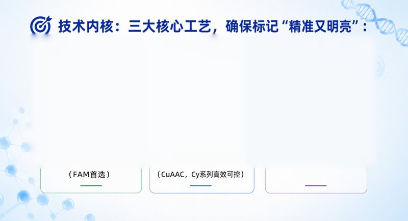 荧光核苷酸标记定制方案怎么选?Cy3、Cy5、FAM、HEX应用参考