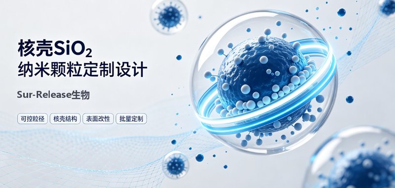 核壳SiO₂纳米颗粒定制设计——Sur-Release生物技术服务