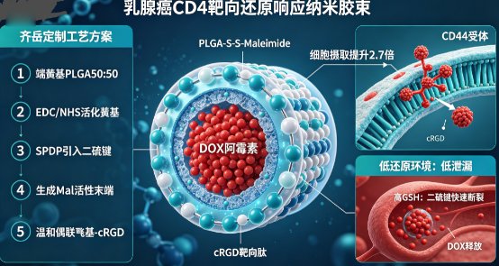 多种分子-S-S-Maleimide定制合成技术——氧化还原响应型生物偶联体系构建方案