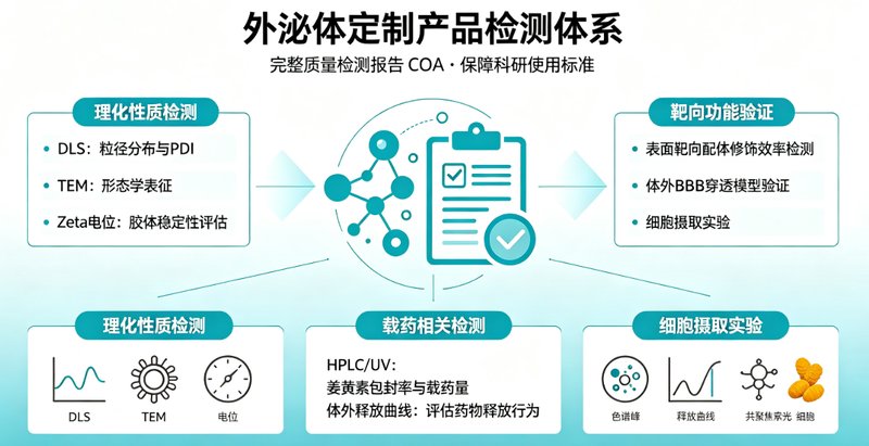 脑靶向工程化外泌体负载姜黄素定制｜推动神经保护机制研究