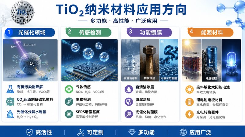 介孔/核壳TiO₂纳米结构定制｜满足光催化与功能材料研发需求