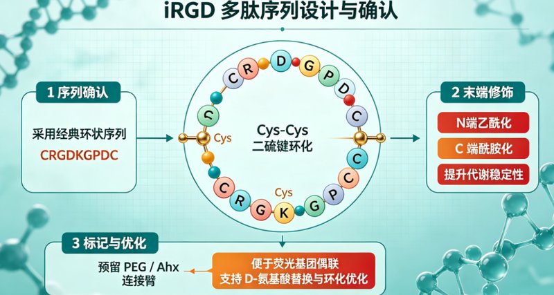 iRGD靶向多肽的荧光标记定制：从设计到合成的全流程服务
