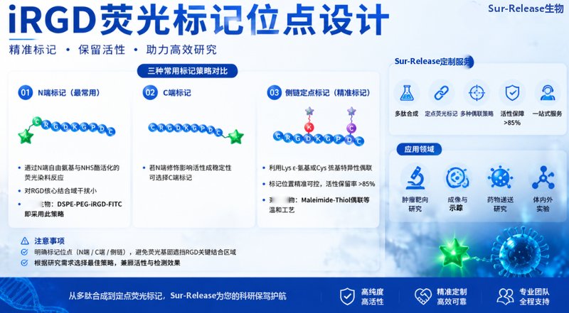 iRGD靶向多肽的荧光标记定制：从设计到合成的全流程服务