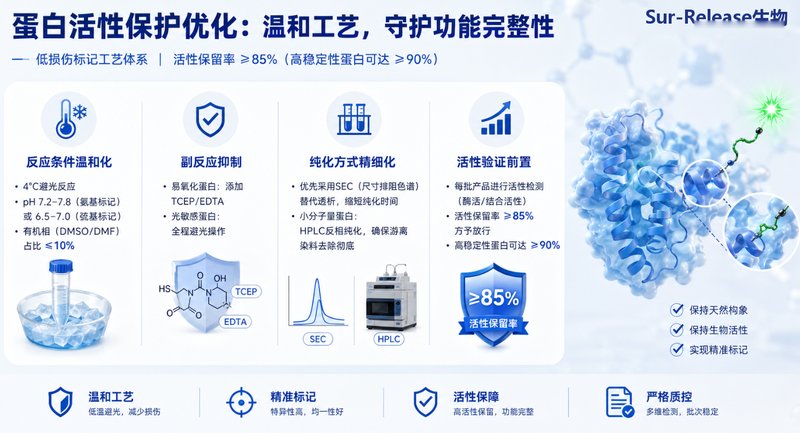 位点特异性蛋白荧光标记科研定制服务｜Sur-Release生物技术服务