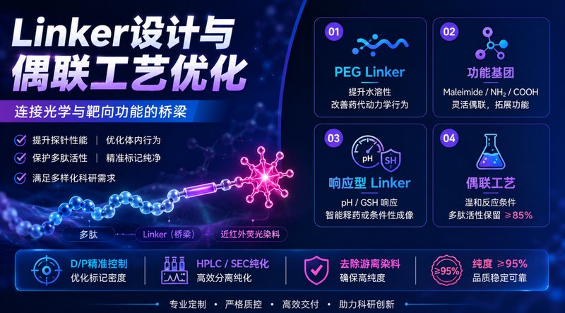 近红外荧光标记多肽定制｜活体成像解决方案