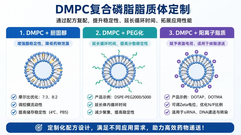 DMPC磷脂脂质体定制|空白、载药、靶向及荧光脂质体开发