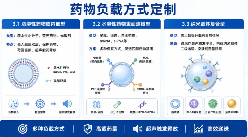 靶向载药超声微泡定制｜打造成像辅助精准递送体系