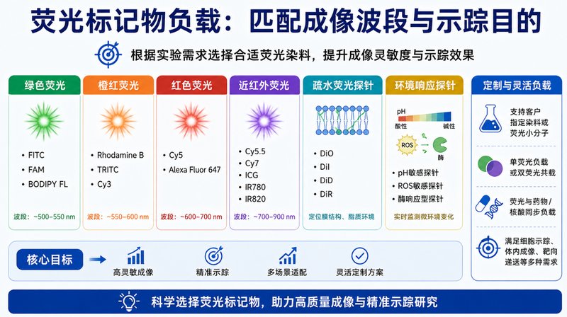 多肽偶联荧光脂质纳米粒定制｜靶向与示踪一体化