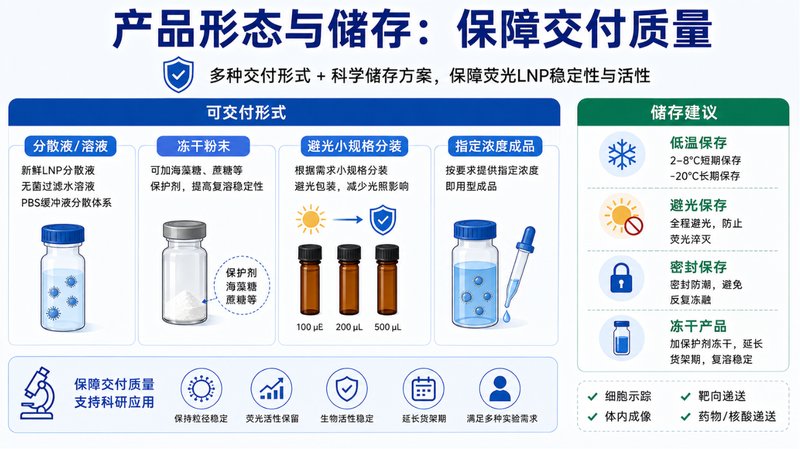 多肽偶联荧光脂质纳米粒定制｜靶向与示踪一体化