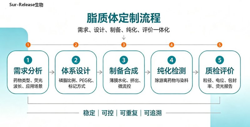 小分子药物荧光脂质体定制开发｜赋予药物递送系统实时成像能力