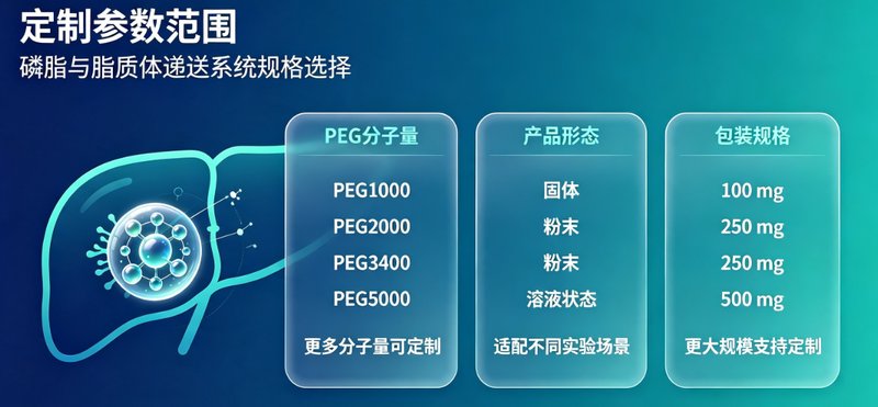 Mannose-PEG靶向磷脂定制｜构建肝脏巨噬细胞精准递送系统