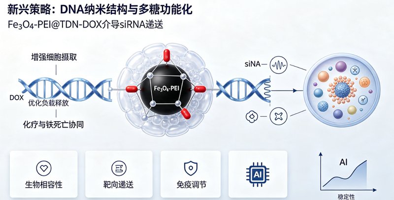 Fe₃O₄磁性纳米颗粒负载核酸定制｜实现DNA/siRNA/mRNA精准递送与调控