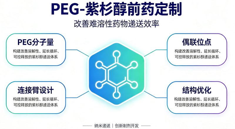 紫杉醇PEG化前药定制开发｜助力难溶性药物递送性能优化