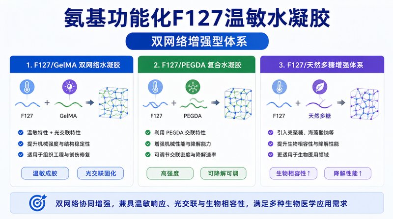 氨基化Pluronic F127温敏水凝胶材料定制