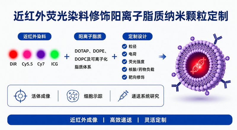 荧光示踪型阳离子脂质纳米颗粒定制|Sur-Release生物技术服务