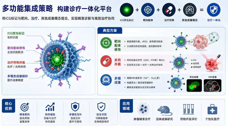 可降解聚合物的ICG荧光标记与功能化定制