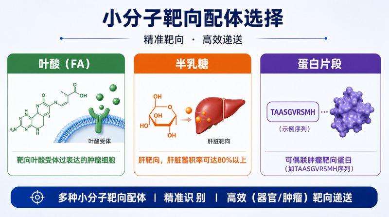 靶向配体/荧光染料双修饰PEG-磷脂定制