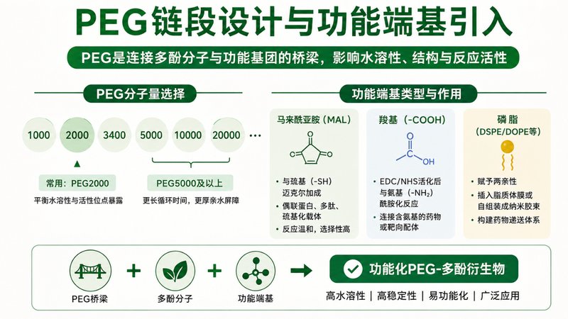 多酚类活性成分PEG化衍生物定制服务