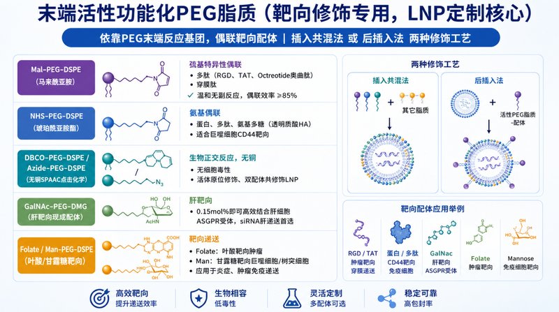 PEG功能化核酸脂质纳米颗粒（LNP）定制与配方优化