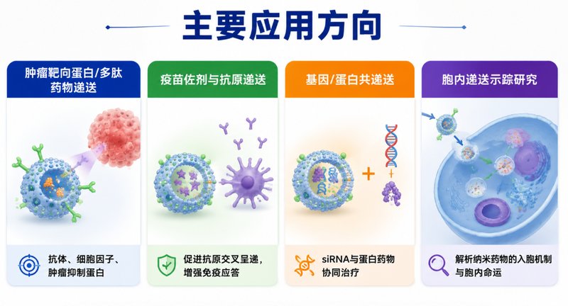 磷酸钙纳米颗粒（CaP）蛋白负载与荧光探针修饰定制