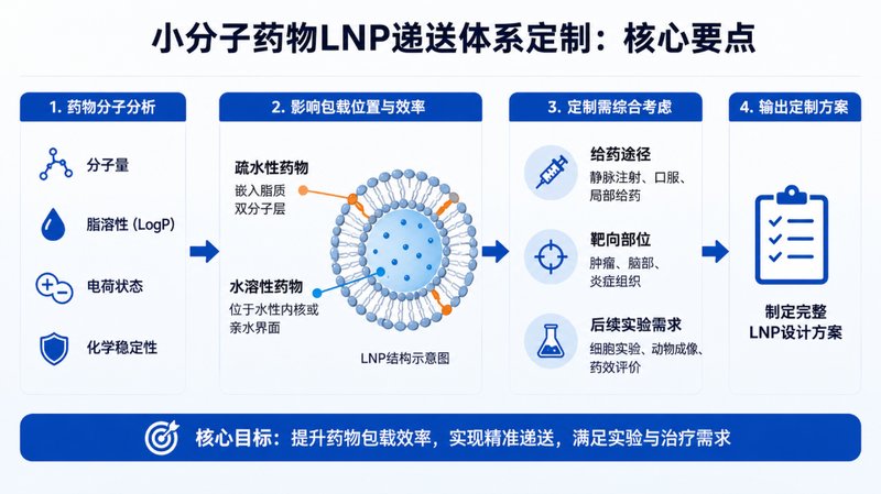 靶向脂质纳米颗粒LNP小分子药物包载定制