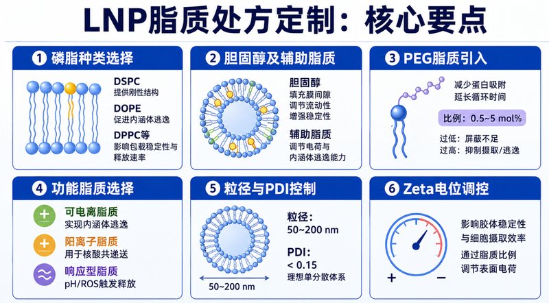 靶向脂质纳米颗粒LNP小分子药物包载定制