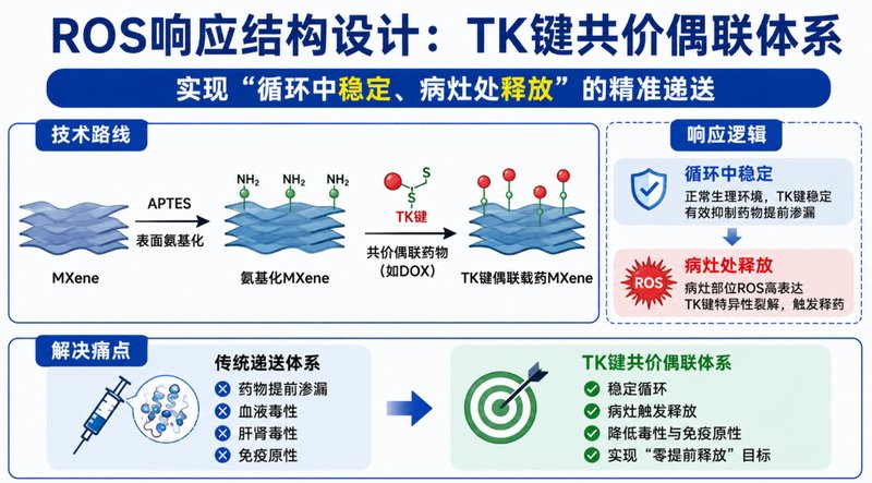 刺激响应型MXene载药递送体系定制
