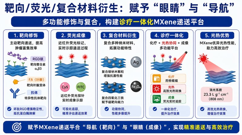 刺激响应型MXene载药递送体系定制