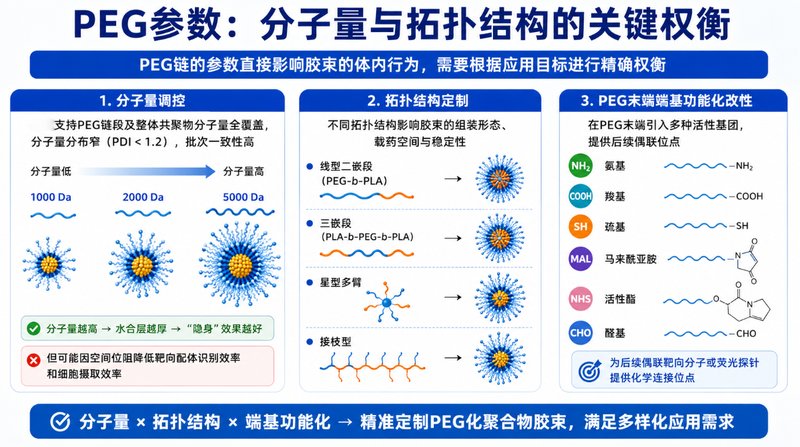 疏水小分子药物PEG胶束定制|增溶、载药与控释一体化